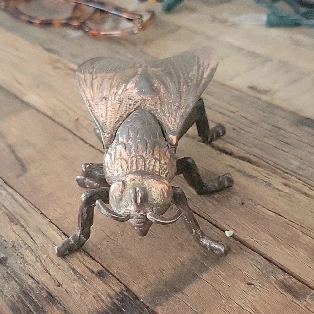 Vintage Brass Fly/Insect Ashtray/Trinket Holder